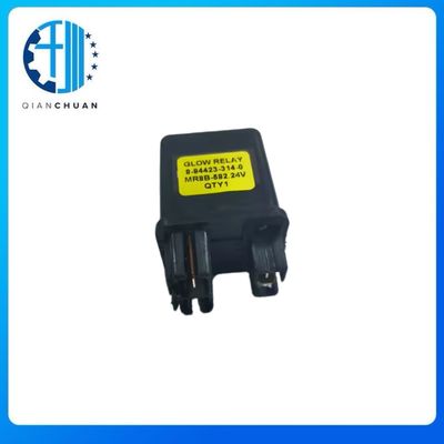 Glow Relay 8-94423-314 For ZX200 Hitachi Excavator Engine Parts