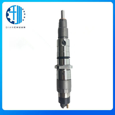 Ensemble de 6 injecteurs de carburant pour rail commun 0445120236 / 5263308 / 6745-12-3100 Pour Komatsu PC300-8 PC350-8 PC360-8MO Cummins QSL8.9 QSL9 Pièces de moteur de pelle
